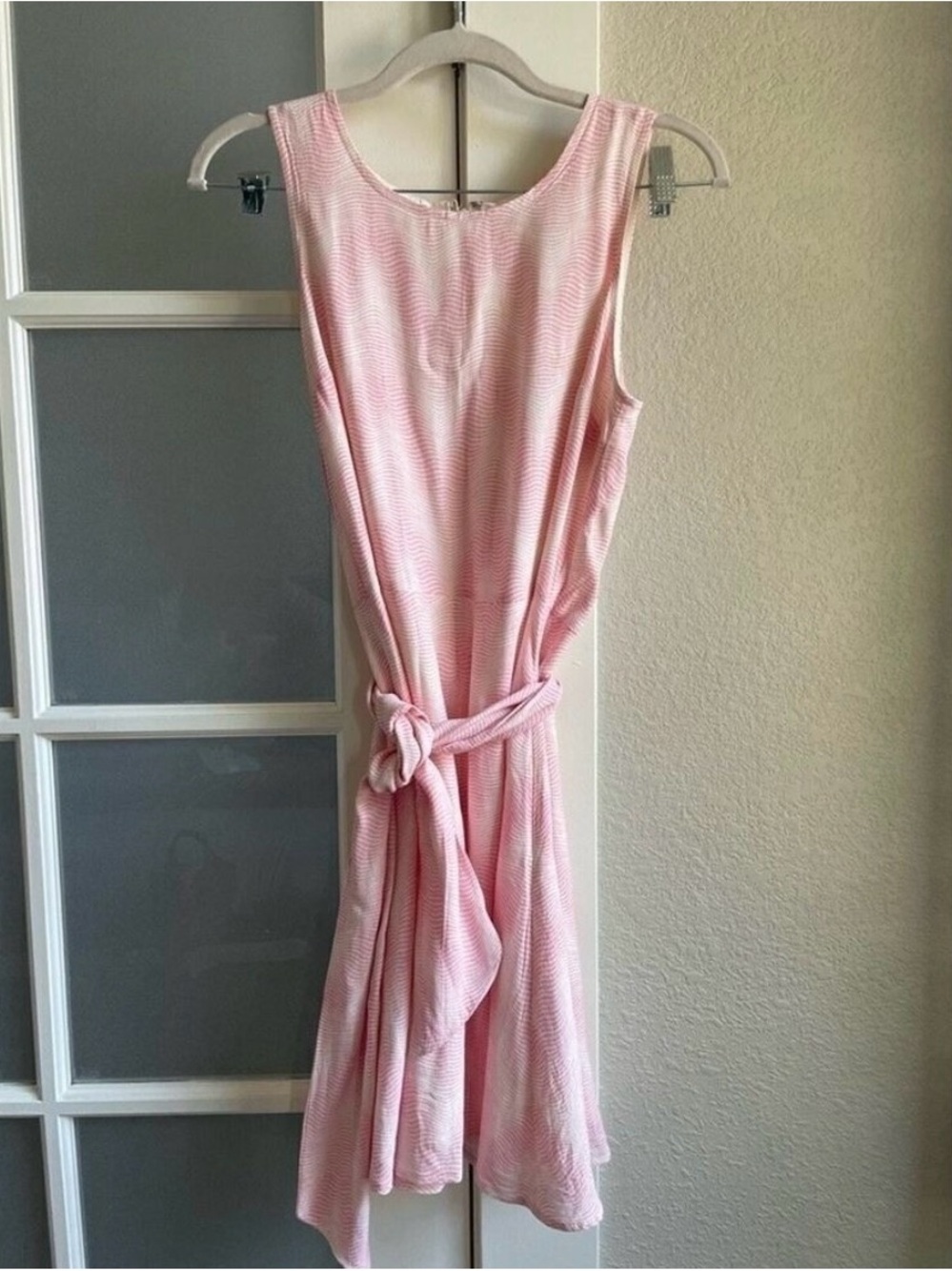 GAP Light Pink Sleeveless Tie-Waist Mini Dress - Picture 4 of 5